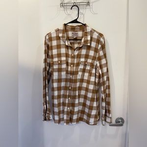 Old Navy Buffalo Print Button Down